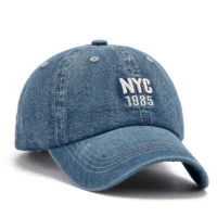 Casquette-de-Baseball-en-Denim-avec-Lettres-Brod-es-pour-Homme-et-Femme-Chapeau-Snapback-en-1