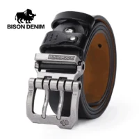 Ceinture-en-Cuir-V-ritable-avec-Boucle-Ardillon-pour-Homme-Sangle-de-Luxe-Vintage-de-Haute