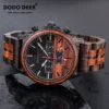 Montre en bois à quartz, étanche