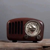 Radio-FM-Vintage-r-tro-en-bois-de-noyer-avec-carte-TF-am-lior-e-de-1