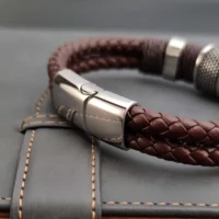 Bracelet-Multicouche-en-Cuir-group-Marron-Vintage-pour-Homme-Bijoux-en-Acier-Inoxydable-avec-Perles-en-3