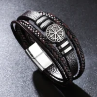 Bracelets-en-cuir-tress-multicouches-ChimMen-bracelets-assortis-boussole-d-criture-SAFEye-mode-2