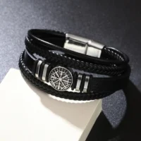 Bracelets-en-cuir-tress-multicouches-ChimMen-bracelets-assortis-boussole-d-criture-SAFEye-mode-4