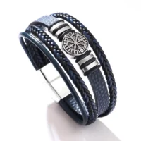 Bracelets-en-cuir-tress-multicouches-ChimMen-bracelets-assortis-boussole-d-criture-SAFEye-mode-5