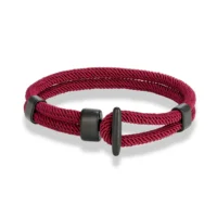 MKENjazz-Bracelets-noirs-bross-s-pour-hommes-et-femmes-ULde-survie-nautique-double-brin-crochet-facile-4