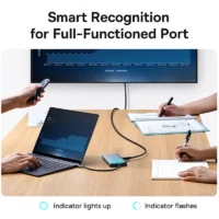 Bas192-Adaptateur-HUB-Compatible-USB-Type-C-vers-HDMI-13-en-1-DP-4K-60Hz-120Hz-3